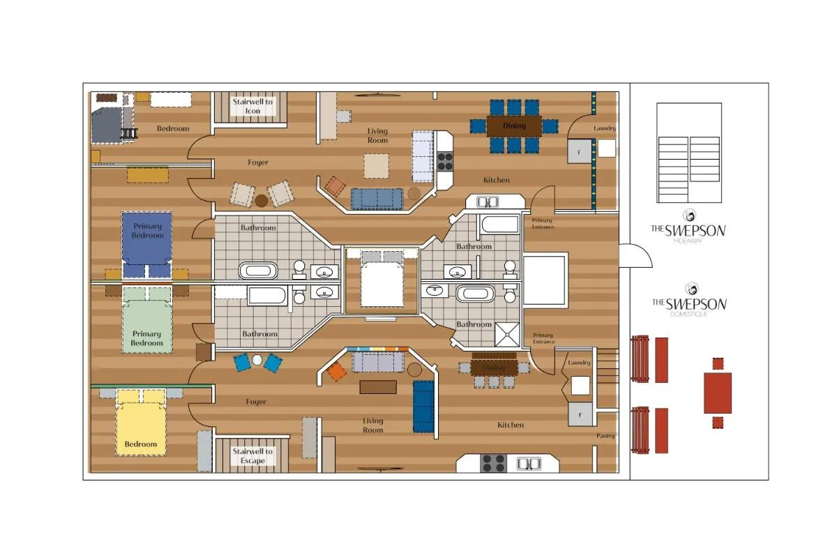 Image 4 of Sleep24 13Beds 8BR 6BA Swepson Retreat KING