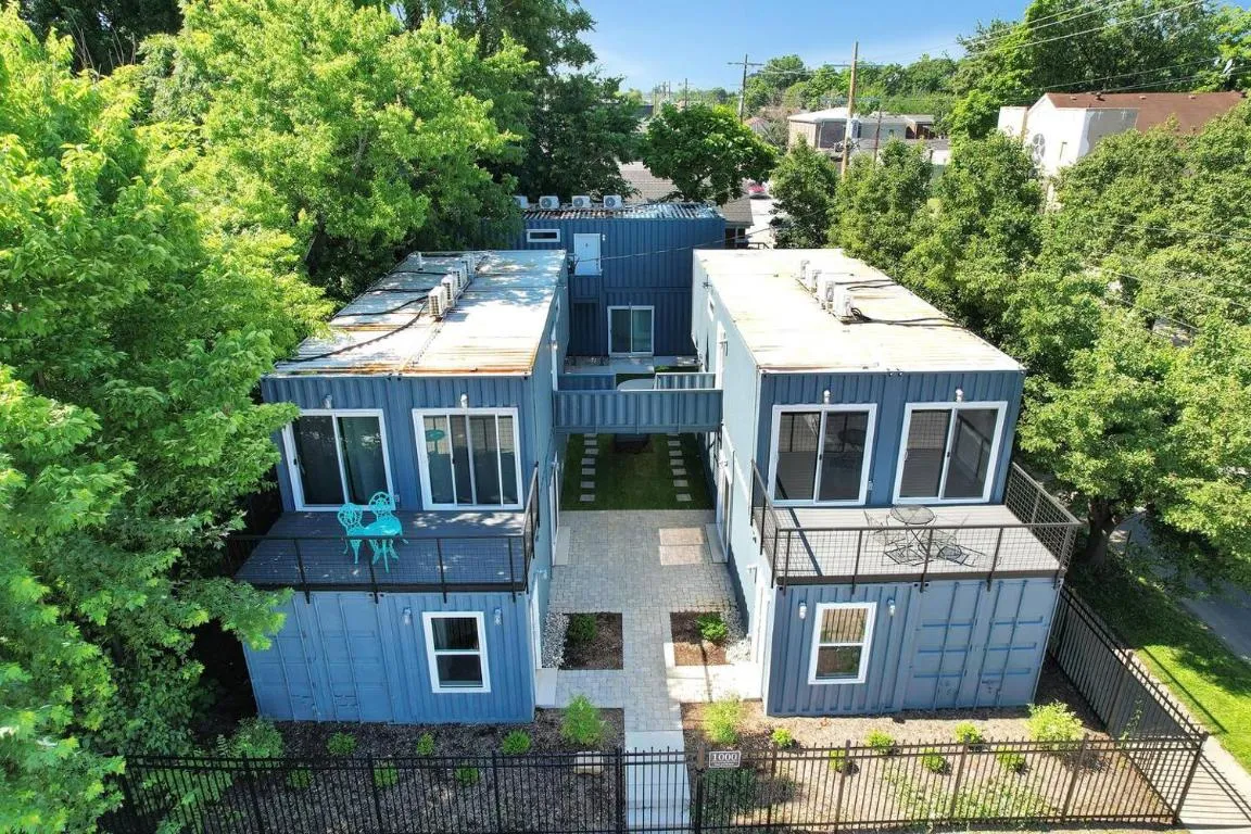 Image of Unique Shipping Container Retreat Two 1BR Units